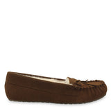 Women's Secret Treasures Plush Lined Suede Moccasin Slipper  Size 9-10