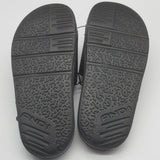 NEW AND1 BOYS SLIDE SANDALS SHOES SIZE 3-4 BLACK CROSSOVER ADJUST STRAP SPORTS