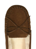 Women's Secret Treasures Plush Lined Suede Moccasin Slipper  Size 9-10