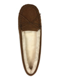 Women's Secret Treasures Plush Lined Suede Moccasin Slipper  Size 9-10