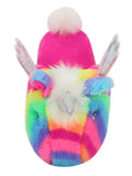 NEW Wonder Nation Confetti Unicorn Animal Scuff Slipper (Little Girls & Big Girls)