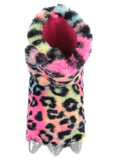 Wonder Nation Leopard Claw Foot Slipper Bootie