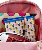 Style.Lab Fashion Angels Backpack-Pink Glitter/Velvet Pocket Magic Sequin Back Pack