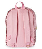 Style.Lab Fashion Angels Backpack-Pink Glitter/Velvet Pocket Magic Sequin Back Pack