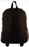 Style.Lab by Fashion Angels MINI Silver Shimmer Backpack with Faux Fur Pocket