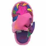 Jojo Siwa Star Swirl Scuff Slipper Girls Little Rainbow Size 13-1