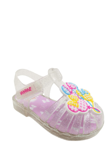 Disney Minnie Mouse Casual Jelly Fisherman Sandal (Infant Girls)