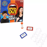 Hasbro Speak Out Kids Vs Parents Game Factory Sealed Game Night Fun 4-10 Players