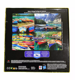 Big Ben Luxe 500 piece Jigsaw Puzzle and Poster Boats Collage 24" x 18"
